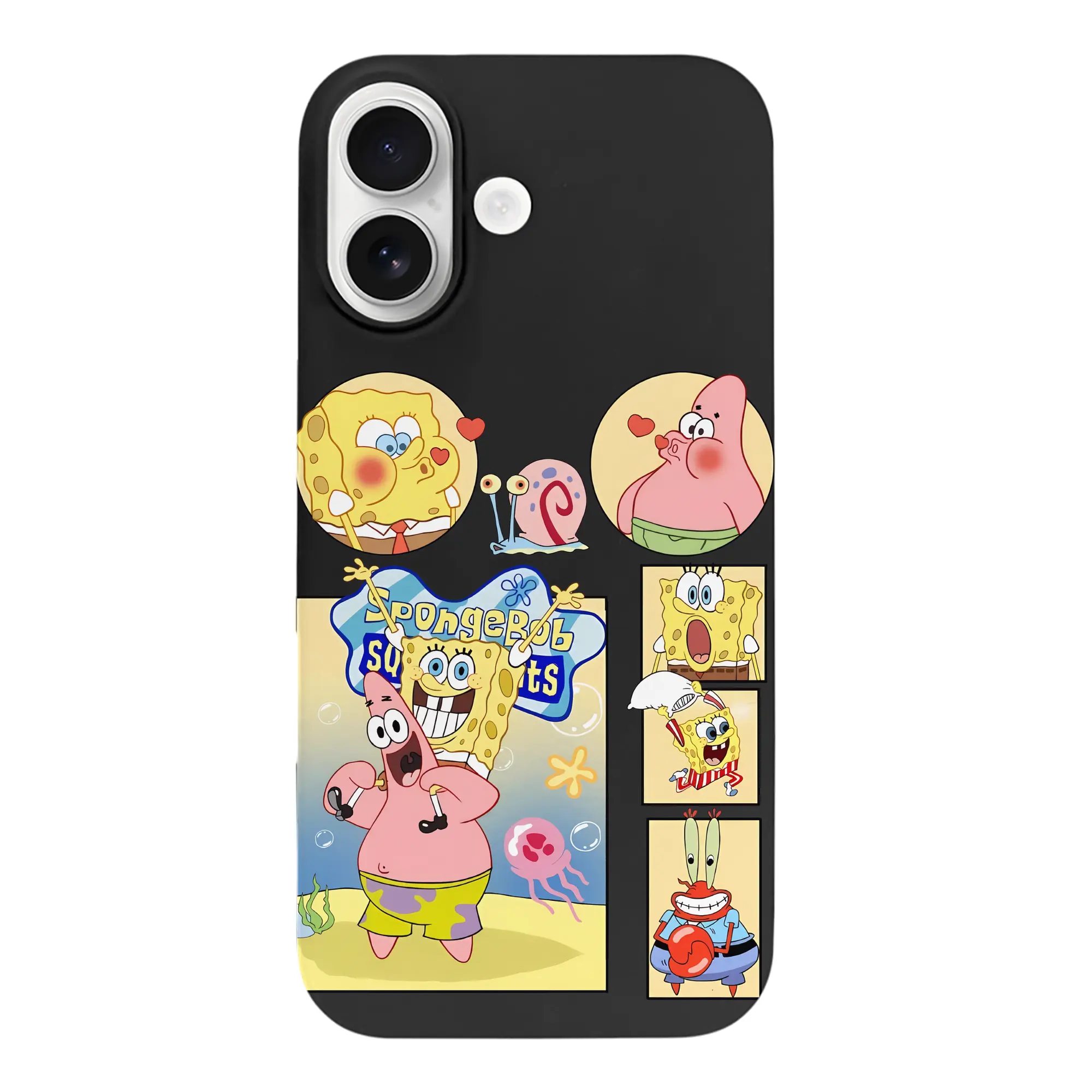 スポンジボブ グッズ パトリック・スター - iPhone 17 シリーズ シリコンケース 薄型 耐衝撃 指紋防止 ソフトタッチカバー 精密フィット 傷防止 保護ケース iPhone 17/17 Air/17 Pro/17 Pro Max 対応